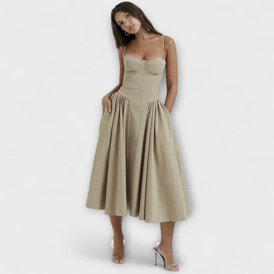 Rosalie - Erakordne ilma varrukateta korseti kleit