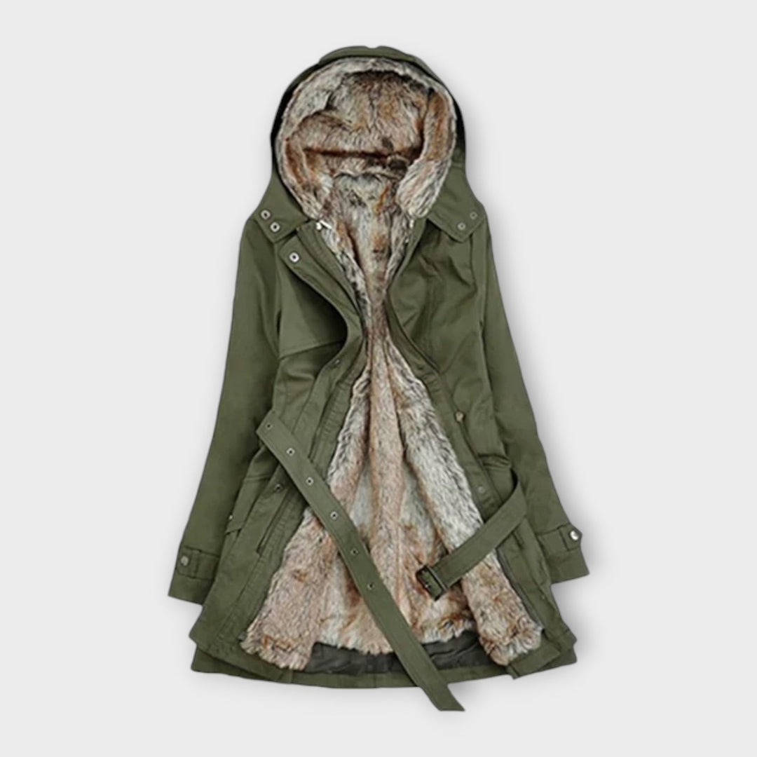 Mikash - Soe karusnaha voodriga mantel