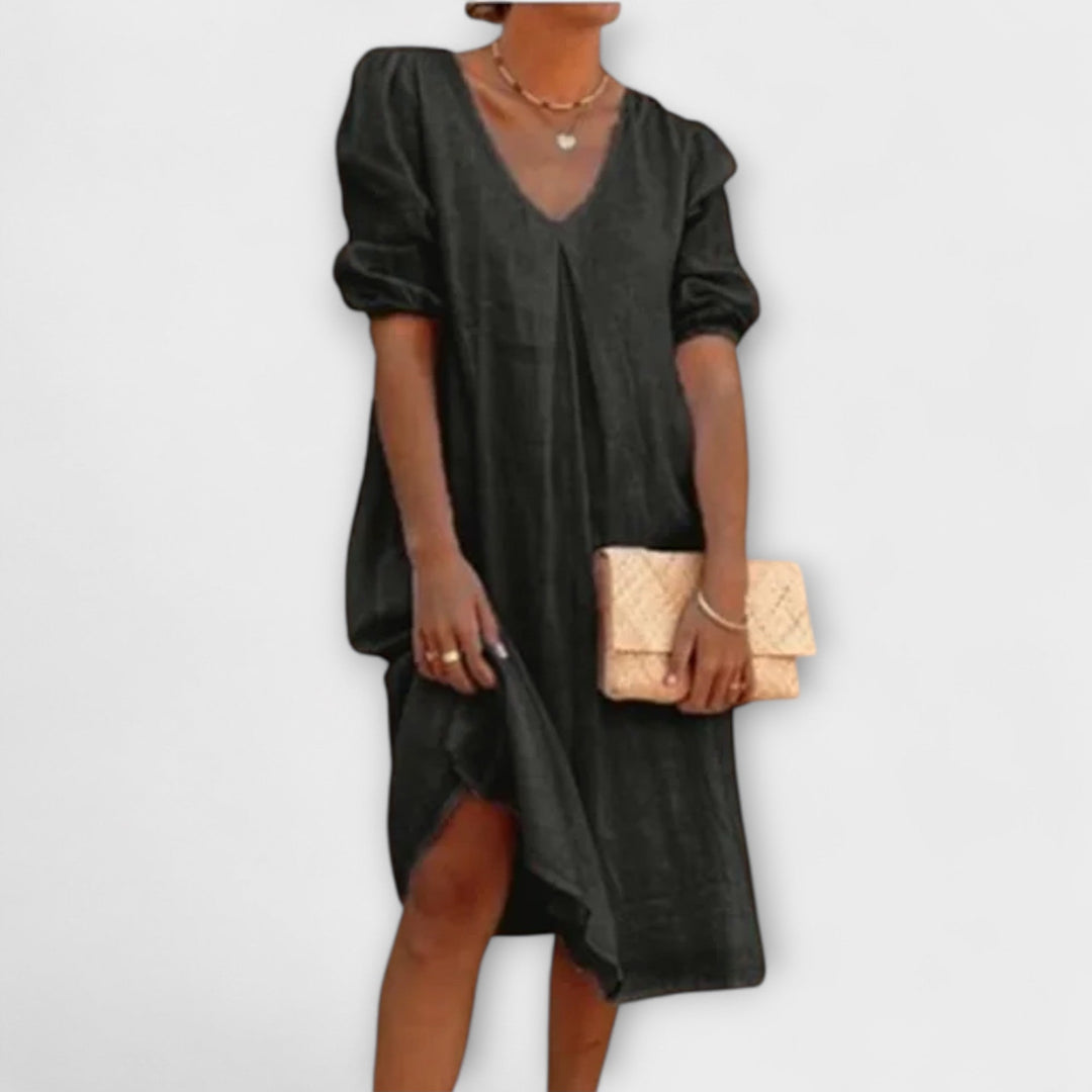 Fanny - Elegantne suvekleit pitsdetailidega