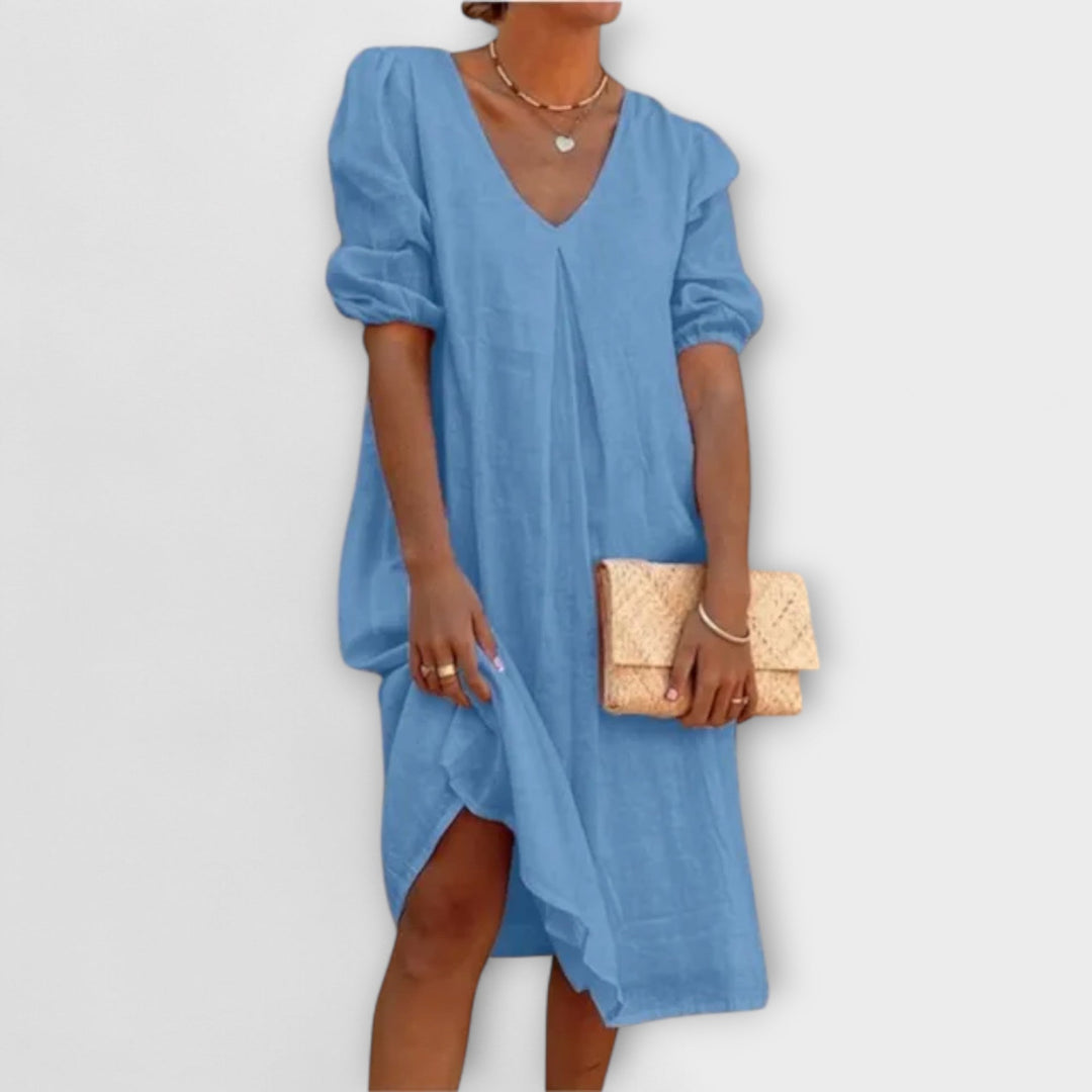 Fanny - Elegantne suvekleit pitsdetailidega