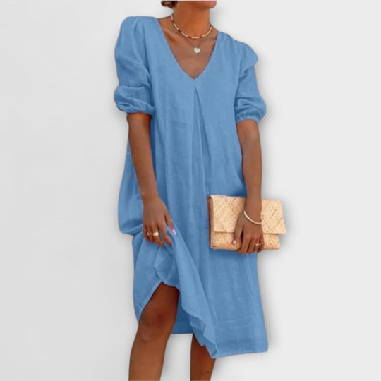 Fanny - Elegantne suvekleit pitsdetailidega