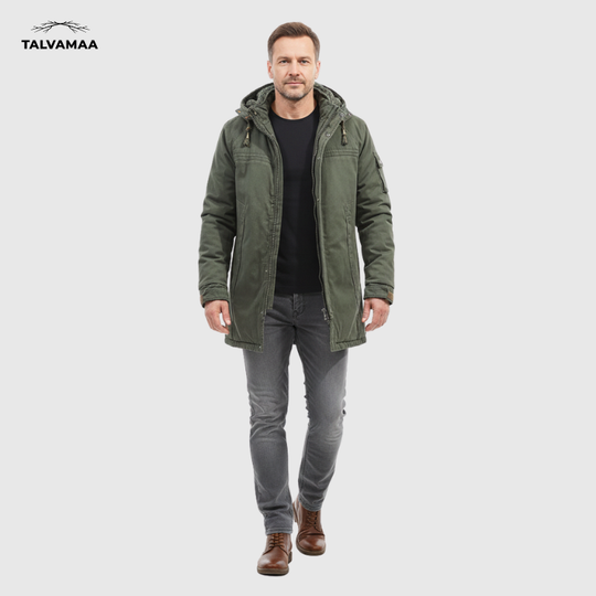 TALVAMAA | Sherpa-voodriga talvekapuutsi tõmbega jakk