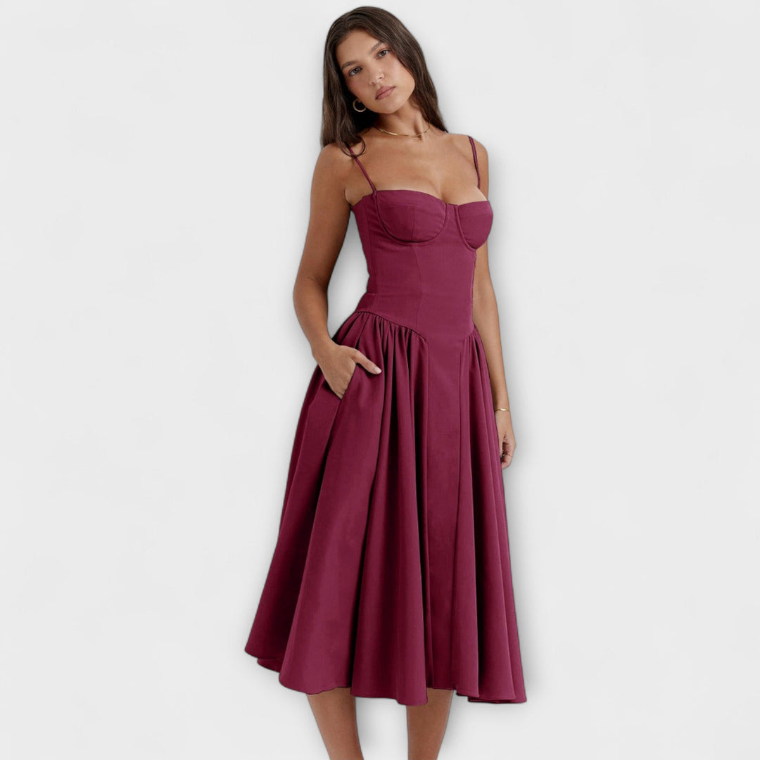 Rosalie - Erakordne ilma varrukateta korseti kleit