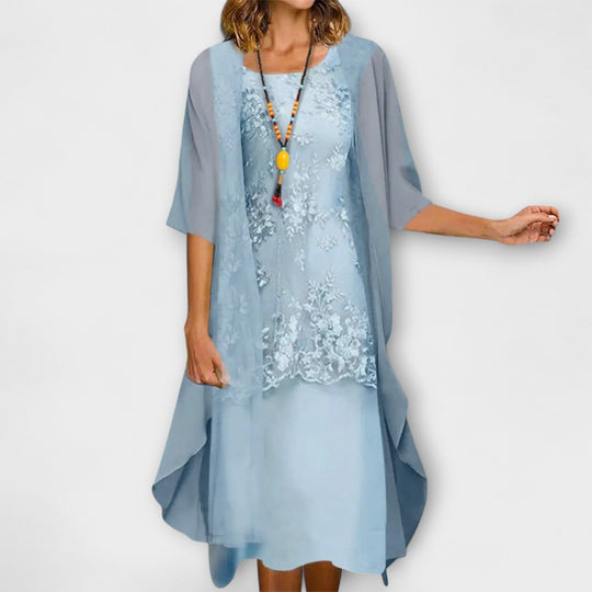 Danielle - Elegantsed kaheastmeline šifoonkleit