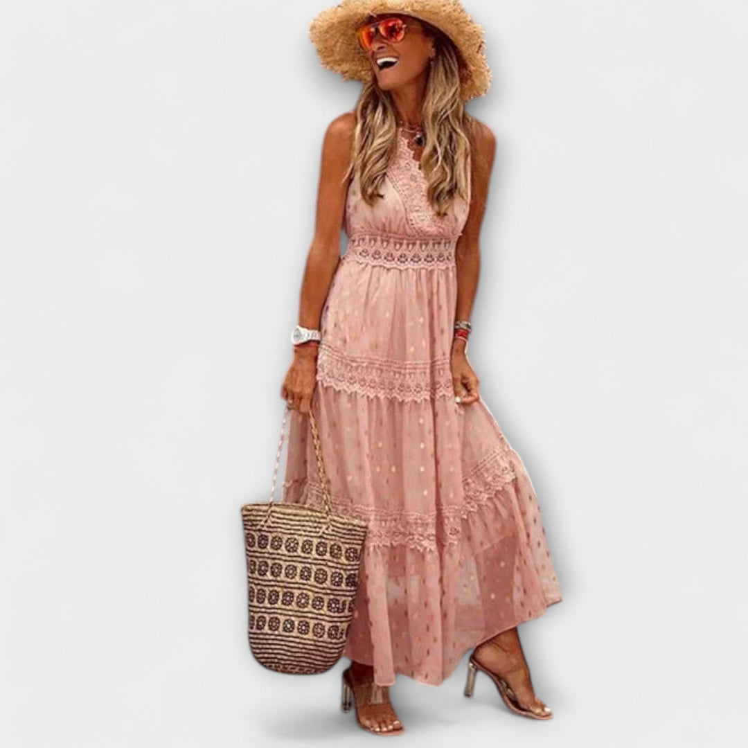 Lola - Maxi kleit Boho pitsiga