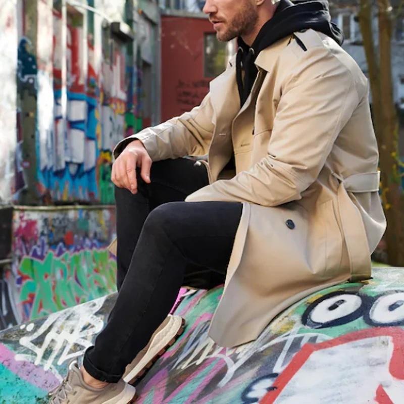 TALVAMAA | kaksirealine trenchcoat meestele